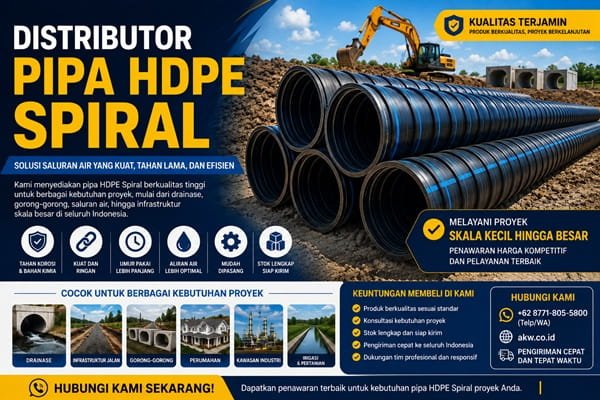 Distributor Pipa HDPE Spiral